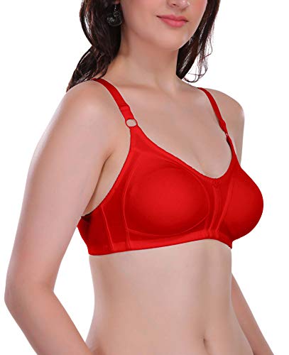 Image of Eve's Beauty Women's Cotton Non Padded Wire Free Full Coverage Bra