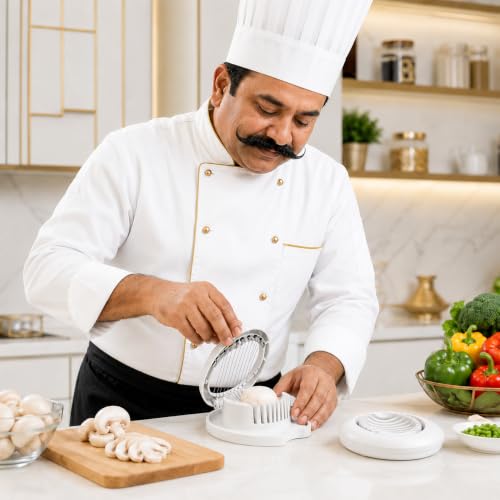 Image of Stainless Steel Hand Grater with Ergonomic Black Handle | Multipurpose Vegetable, Cheese & Fruit Grater for Kitchen Use | Durable & Easy-to-Clean Flat Grater
