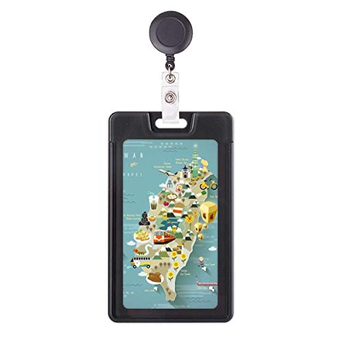 Étui rétractable pour badge Travel Taiwan idéal pour le métro et le bureau