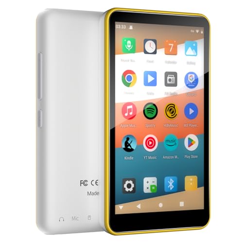 Image of Android MP3 Player for Kids with Bluetooth (Yellow)