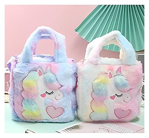 Image of Tickles Unicorn Plush School Bag Backpack Shoulder Bag Picnic Travelling For kids Boys & Girls