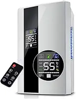 Desumidificador Elétrico de Ar 2000ml Antimofo Bivolt, com Controle Remoto, Redutor de Umidade Doméstico, Ideal para Quarto, Closet e Sala Residencial (Branco)