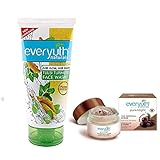 Everyuth Tulsi Turmeric Face Wash and 50g and Chocolate and Cherry Tan Removal Scrub 50gm, Combo...