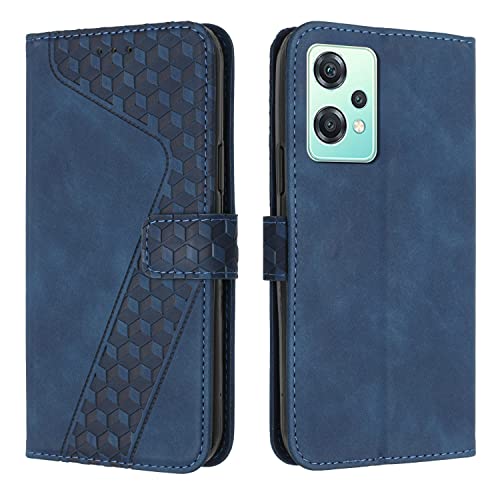 Image of OKZone Compatible With OnePlus Nord CE 2 Lite 5G Case, Wallet Case PU Leather with Card holder Slots Magnetic Shockproof Flip Cover Bookstyle Phone Cases Cover for OnePlus Nord CE 2 Lite 5G (Blue)