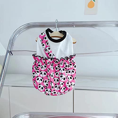 Leaqu Pet Dress Cupcake Skirt Summer Dog Two-Legged Clothes Decorating Reusable Rose Red L #TOP3