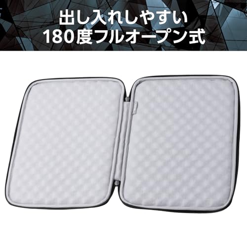 エレコム PC用インナーバッグ ZEROSHOCK ポリエステル スリムタイプ 横型 13インチ ブラック ZSB-IBTHP13BK