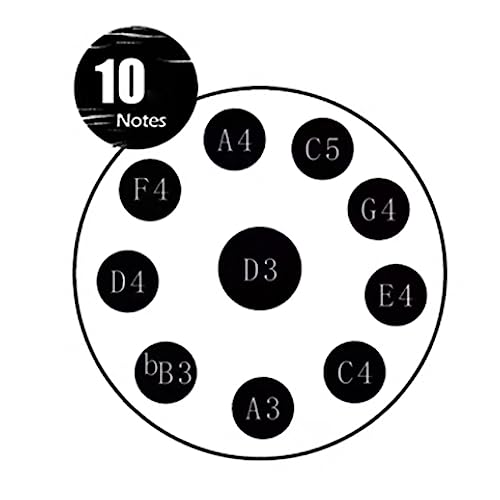 Steel Tongue Drum 22 Inch 10 Notes Oro miniatura 3