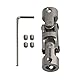 Universal-Gelenkkupplung, 4-10 mm, U-Gelenk, 3-fach Lenkwelle, für Boot, Auto, Ersatzteile, Zubehör DIY, silber