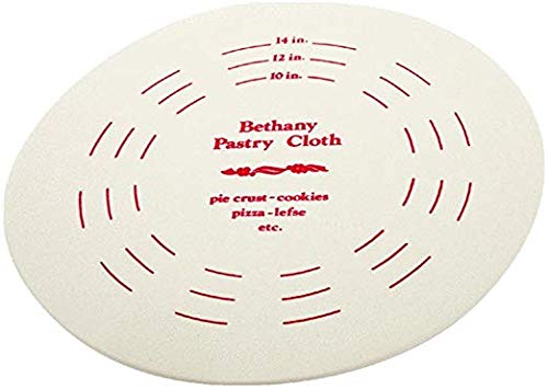 Bethany Housewares Bethany Pastry Cloth 19\" Cotton Shrinkwrapped, 1 Pack, Tan