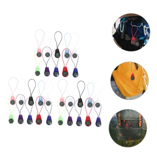 Balacoo 30pcs Brújula con Cordón para Camping y Senderismo miniatura 5