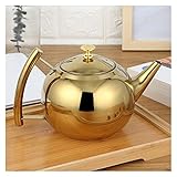 Diseño de filtro fino: se puede poner directamente en el té, té de flores y otros alimentos hervidos directamente para beber.