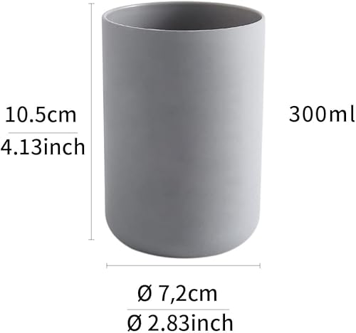 Miniatura 2 de 2 soportes para cepillos de dientes, vaso para cepillos de dientes de baño, soporte para brochas de maquillaje, organizador de accesorios y soporte