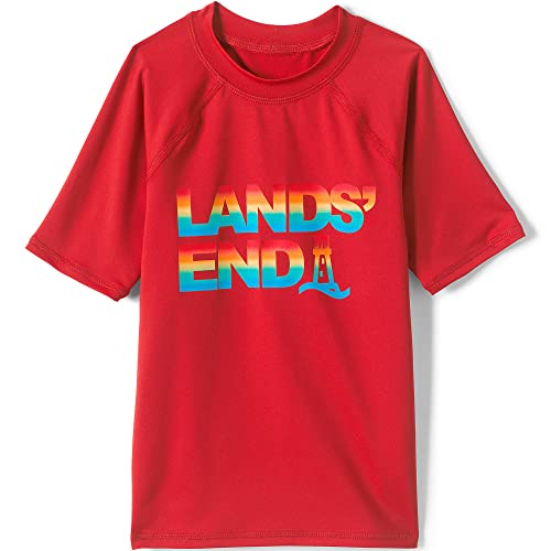 Lands' End B Ss Graphic Rash Guard Lands End Logo Kids X-Small #TOP7
