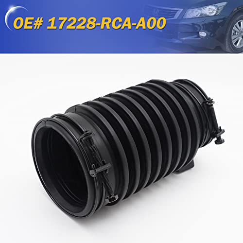 Air Cleaner Intake Hose Tube With Clamps For 2004-2006 Acura Tl V6 3.2L/2003-2007 Honda Accord V6 3.0L 17228-Rca-A00 696-001 #TOP6