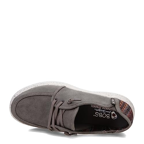 Skechers Bobs Skipper - Autumn Embrace. Vegan Suede Faux lace Slip on moc.