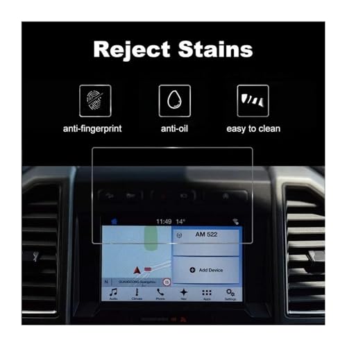 Verre de protection Ford Raptor 2015 contre les reflets 8" - 3
