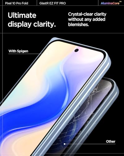 Image of Spigen EZ Fit Pro Tempered Glass Screen Protector Guard for Pixel 10 Pro Fold [2 Pack]