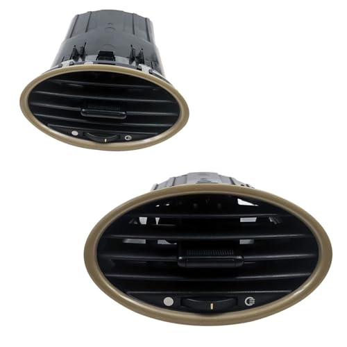 Grille de ventilation Ford Focus MK2 jaune pour tableau de bord central 2005-2013