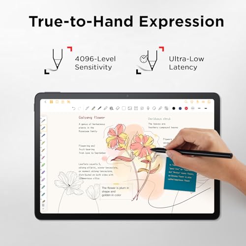Image of TCL T-Pen Stylus for NXTPAPER 14, NXTPAPER 11 Gen 2 & Other Series, Digital Pen with 4096 Pressure Levels, Ultra-Low Latency, Extended Battery Life, Replaceable Tip, Black