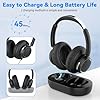 ANSTEN Wireless Headphones for TV Listening, TV Headphones Wireless with Charging Dock, Plug and Play, 45 Hrs Audio Playtime, No Audio Delay #4