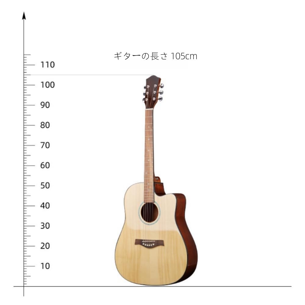 Amazon | Kirnuo アコースティックギター初心者15点セット 38インチ