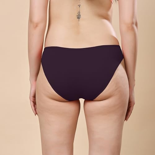 Image of London Hills Panty Set for Women Super Combed 100% Pure Cotton | Underwear for Women Combo | Seamless Panties for Woman | Lingerie for Women's Combo | Hipster Panty'| Pack of 3, Colors May Vary