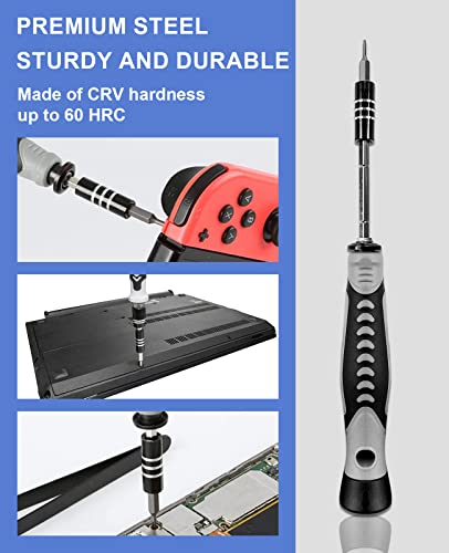 Image of Precision Screwdriver Set, Easytime 130 IN 1 Electronics Repair Tool Kit with 120 bits, Magnetic Drive Kit for iPhone, Macbook, Computer, Laptop, PC, PS4, Xbox, Household Appliances