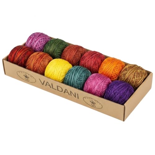 Image of Valdani Pearl Cotton Sz 8 | Whistlepig Calendar | 74 Yds /Ball