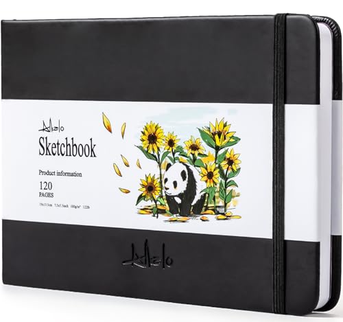 Carnet de croquis ALKALO 180g/m² anti-bavure pour marqueur acrylique et encre