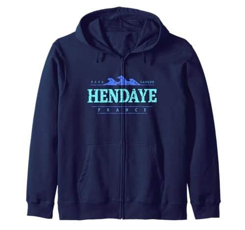 Hendaya Francia | Hendaya Paga Costa de Francia Vasca Sudadera con Capucha