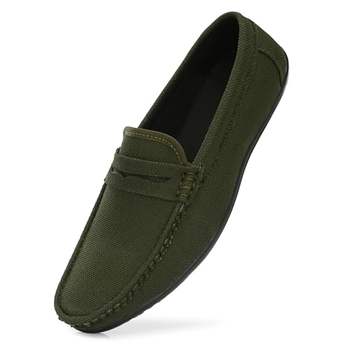 Image of Stylelure Eco Friendly & Light Weight Flexible Mesh Knit Loafers Driving Shoes for Men