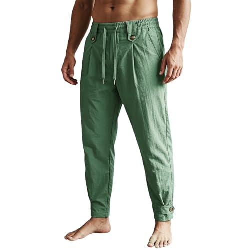 Pantalon d'été respirant avec poches multiples pour homme actif