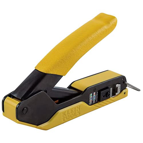 Klein Tools Vdv226-005 Compact Modular Data Cable Crimping Tool, For Pass-Thru Rj45 Connectors #TOP2