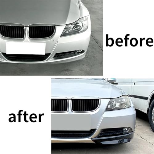 Spoiler Avant Gloss Black Série 3 E90 E91 pour Rassemblements - 3