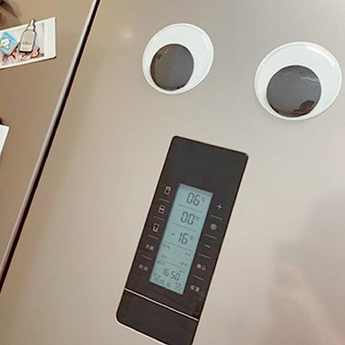2 Pçs Olhos de Movimento, Olhos Arregalados Autoadesivos para Artesanato Diy, Decoração de Casa Com