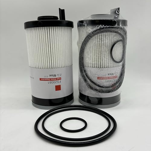 GREND FS20081 Fuel Water Separator Filter Elements Compatible with 2017 Cummins ISB ISL engines Replace Detroit Diesel A0000904851 PF46171 L20081(set of 2)