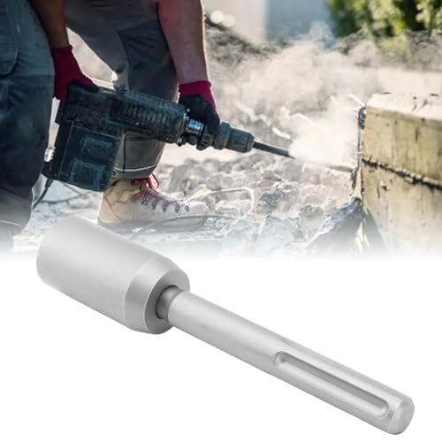Driver per Pali per Terra Profonda, Driver per Pali a T, Driver per Chiodi da Terra Professionale, Driver per Pali a T SDS-Max, per L'inserimento di Pioli di Legno Martello (30 mm)