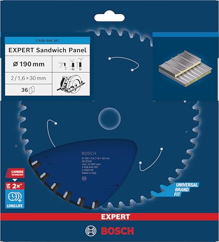 BOSCH Lame de scie circulaire LSC Expert Sandwich Ø190 mm 36 dents - vue 4