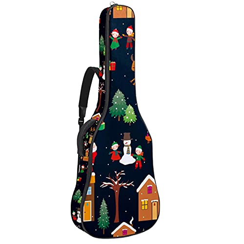 Housse guitare basse acoustique imperméable contre la pluie de Noël