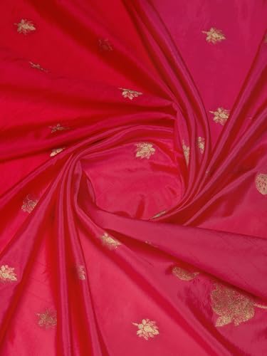 DOI MOI pink banarasi silk saree – image 7