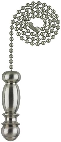 Westinghouse 7710300 Pendant Pull Chain, Brushed Nickel, White image 2