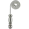 Westinghouse 7710300 Pendant Pull Chain, Brushed Nickel, White ...