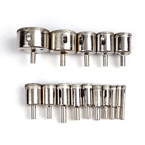Juego de 10 Brocas Core Drill Bit 3-42 mm Plata miniatura 1
