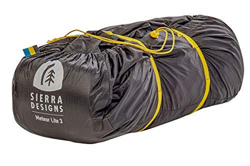 Sierra Designs Meteor Lite, Freestanding Lightweight Backpacking & Camping Tent with 2 Doors/Vestibules, Stargazer Rain Fly & More, 3-Person