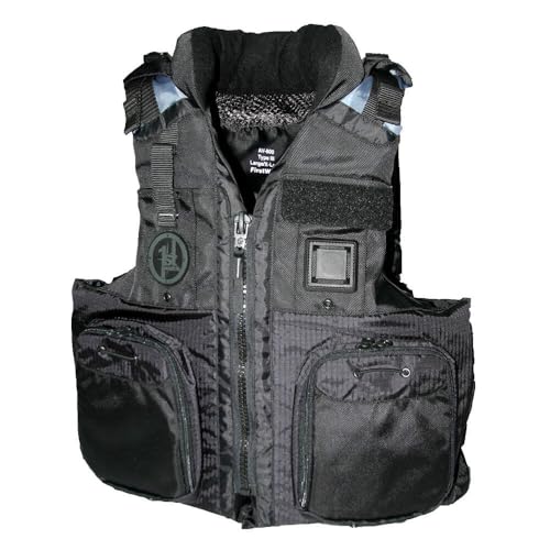 First Watch AV-800 Four Pocket Flotation Vest - Black - Large to XL