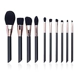 YIHUALE Makeup Brush Set 10 PCS, Eye Makeup Brushes, Lip Brush, Face Brush Set, Foundation Brush Set