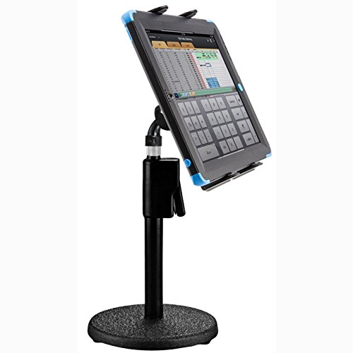 Chargercity 360° Rotate Tablet Holder Podium Stand Mount W/Quick Release Telescopic Eye Level Height Adjust For Apple Ipad Pro Air Mini Samsung Galaxy Tab Google Microsoft Surface Book 7-12" Tablets #TOP3