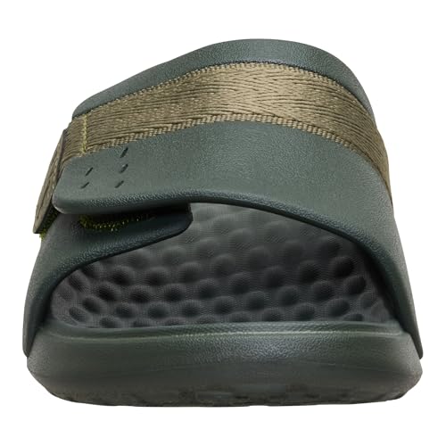 HEYDUDE Men's Wave ALT Slide, Deep Green, Size 7 - image 5