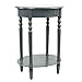 Décor Therapy Simplify Oval Accent Table, Antique Navy