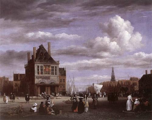 Tableau moderne Amsterdam Ruisdael pour habiller un grand mur vide de salon